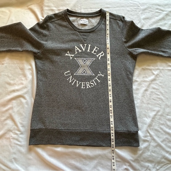 Champion Gray Xavier University Musketeers “Xavier” &  “X” Sweat Shirt Size L - Picture 7 of 8